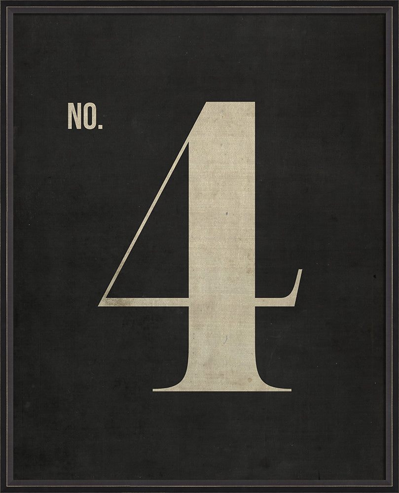 No. 4 on Black