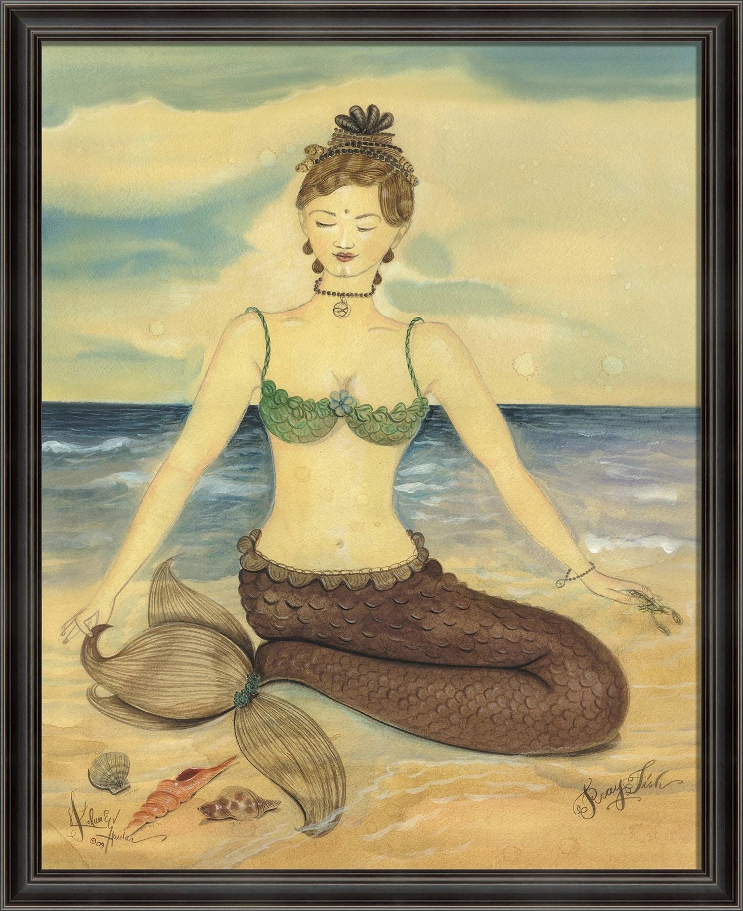 Zen Mermaid Art XL