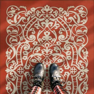 Pattern 77 "Mozart" Vinyl Mats and Rugs - Interior Mojo llc