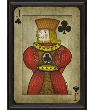 Jack of Clubs with border - Interior Mojo llc