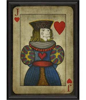 Jack of Hearts with border - Interior Mojo llc