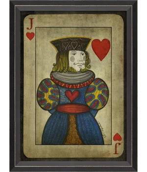 Jack of Hearts with border - Interior Mojo llc