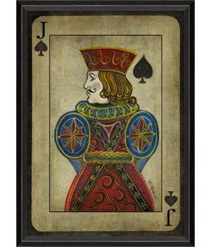 Jack of Spades With Border - Interior Mojo llc