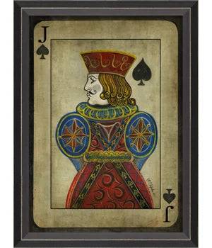 Jack of Spades With Border - Interior Mojo llc