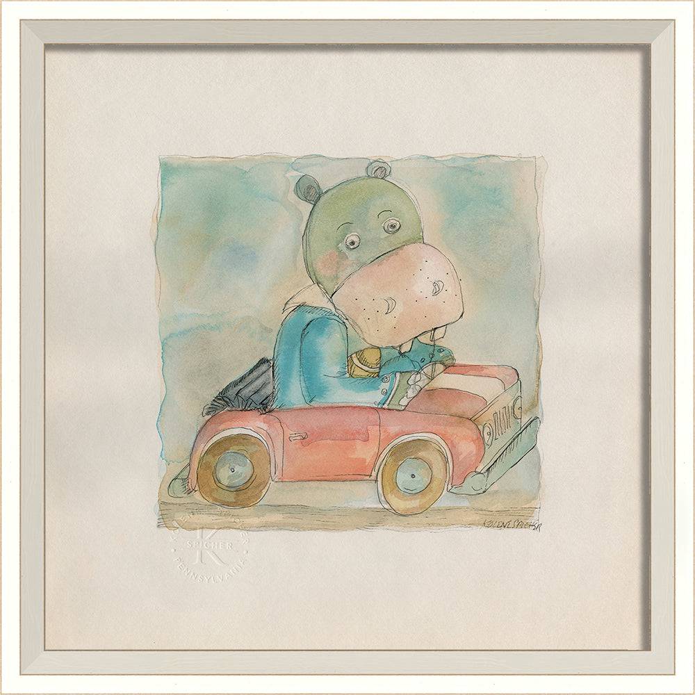 Hippo in Car - Interior Mojo llc