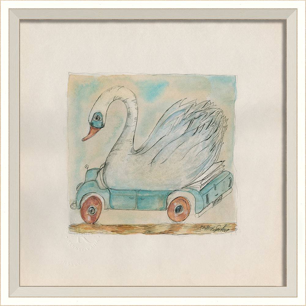 Swan in Car - Interior Mojo llc