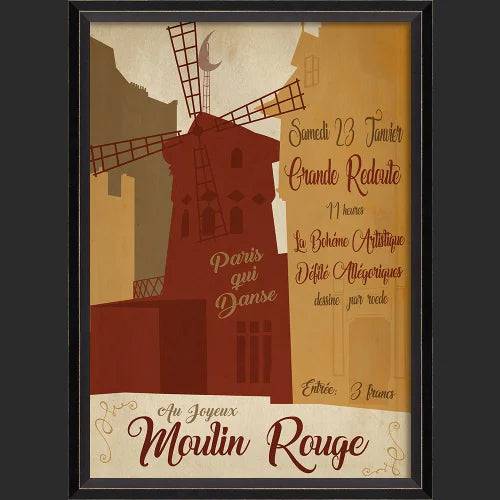 Au Joyeux Moulin Rouge - Interior Mojo llc