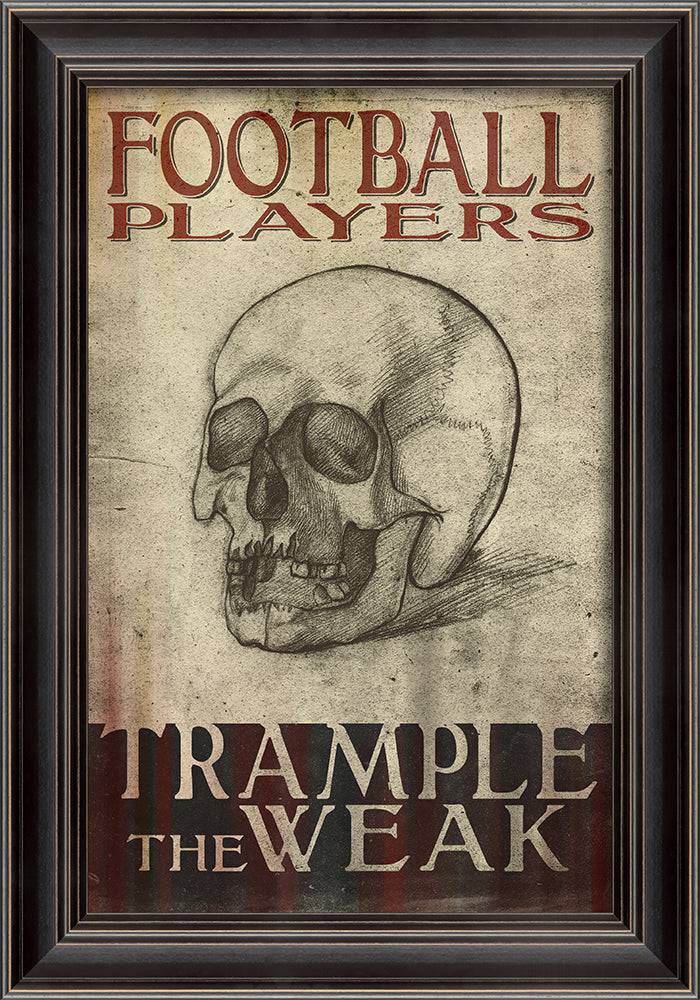 Football Players Trample the Weak - Interior Mojo llc