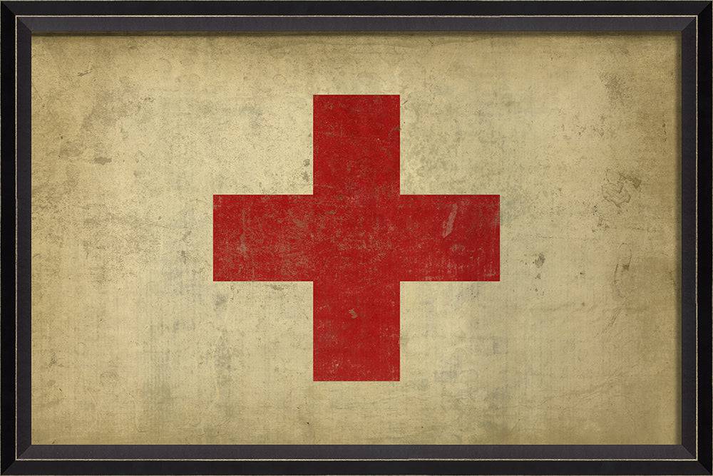 Red Cross Flag - Interior Mojo llc