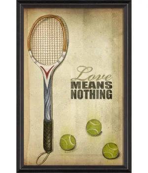 Tennis Love Means Nothing Poster - Interior Mojo llc