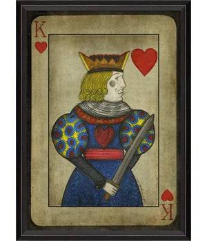 King of Clubs with border - Interior Mojo llc