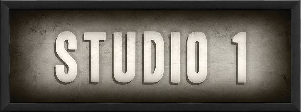 Theater Sign Studio 1 - Interior Mojo llc