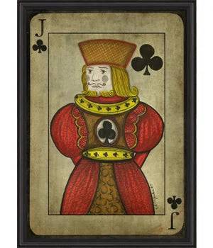 Jack of Clubs with border - Interior Mojo llc