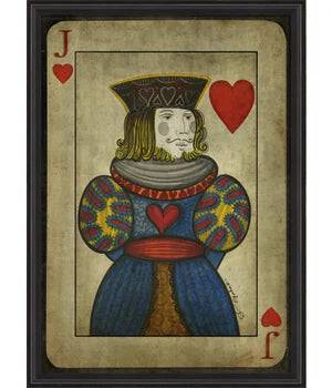 Jack of Hearts with border - Interior Mojo llc