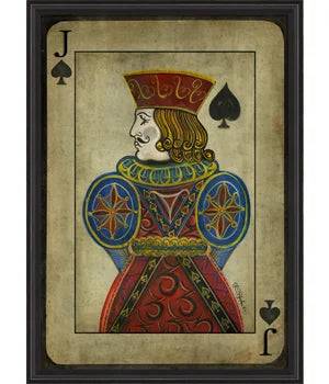 Jack of Spades with border - Interior Mojo llc