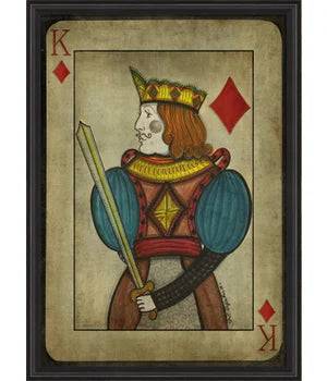 King of Clubs with border - Interior Mojo llc