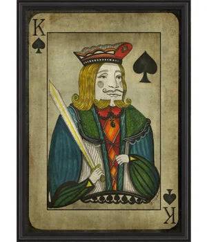 King of Clubs with border - Interior Mojo llc