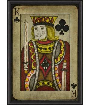 King of Clubs with border - Interior Mojo llc