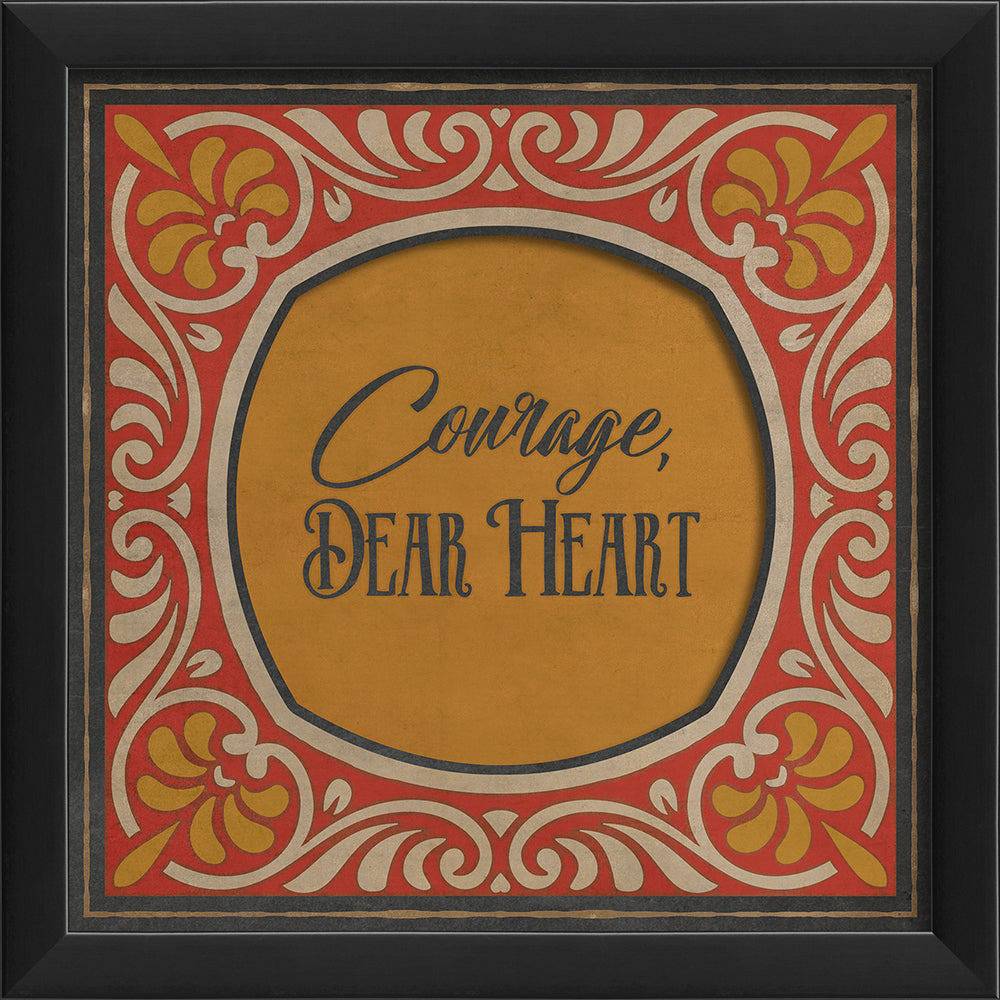 'courage dear heart' kids art- Interior Mojo llc