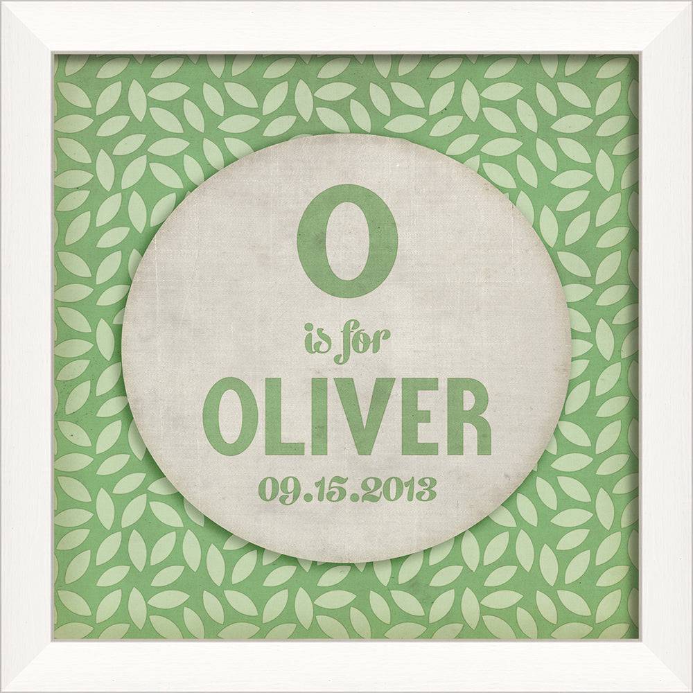 Personalized Child Decor in Green - Interior Mojo llc