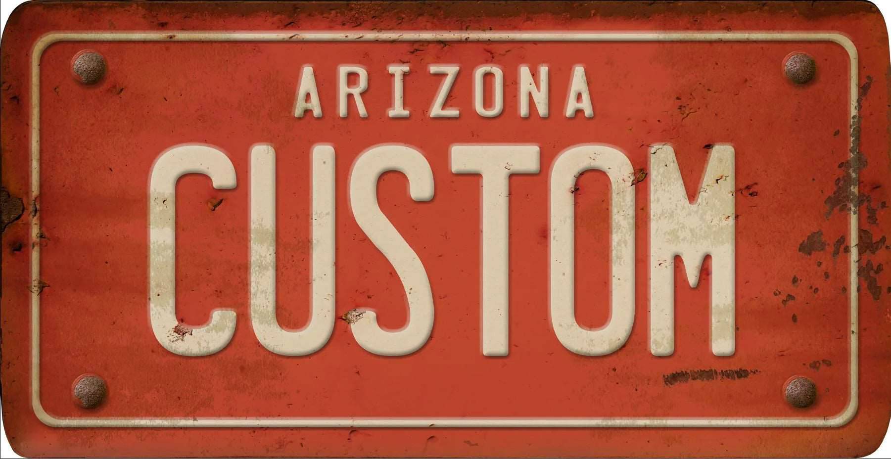 Decorative Personalized U.S. State License Plate - Arizona - Interior Mojo llc