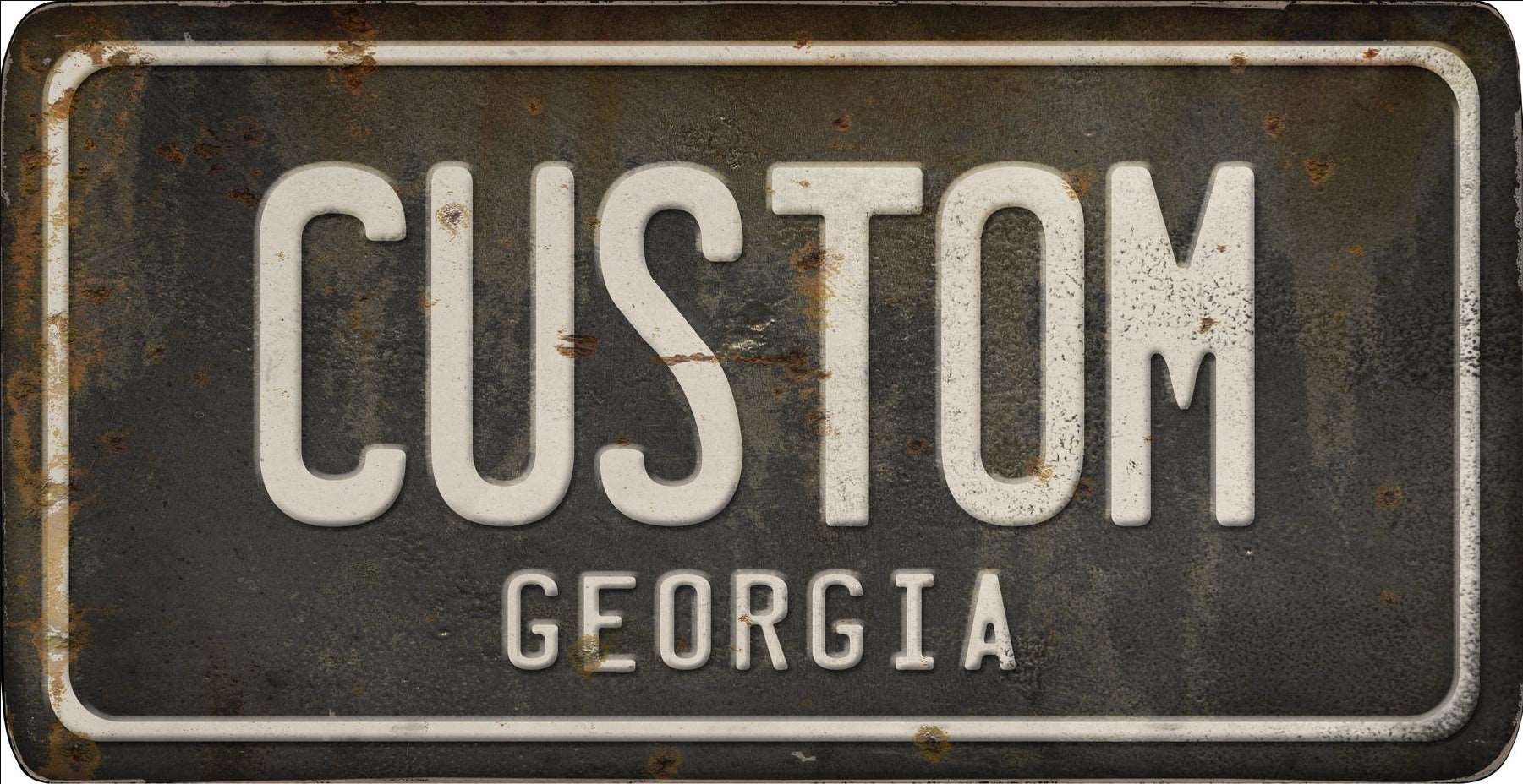 Decorative Personalized U.S. State License Plate - Georgia - Interior Mojo llc