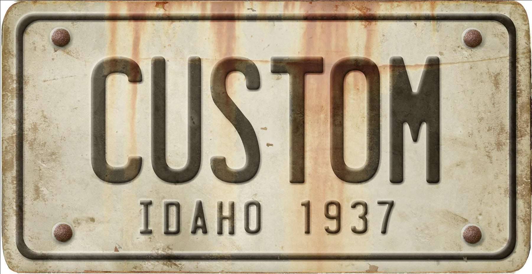 Decorative Personalized U.S. State License Plate - Idaho - Interior Mojo llc