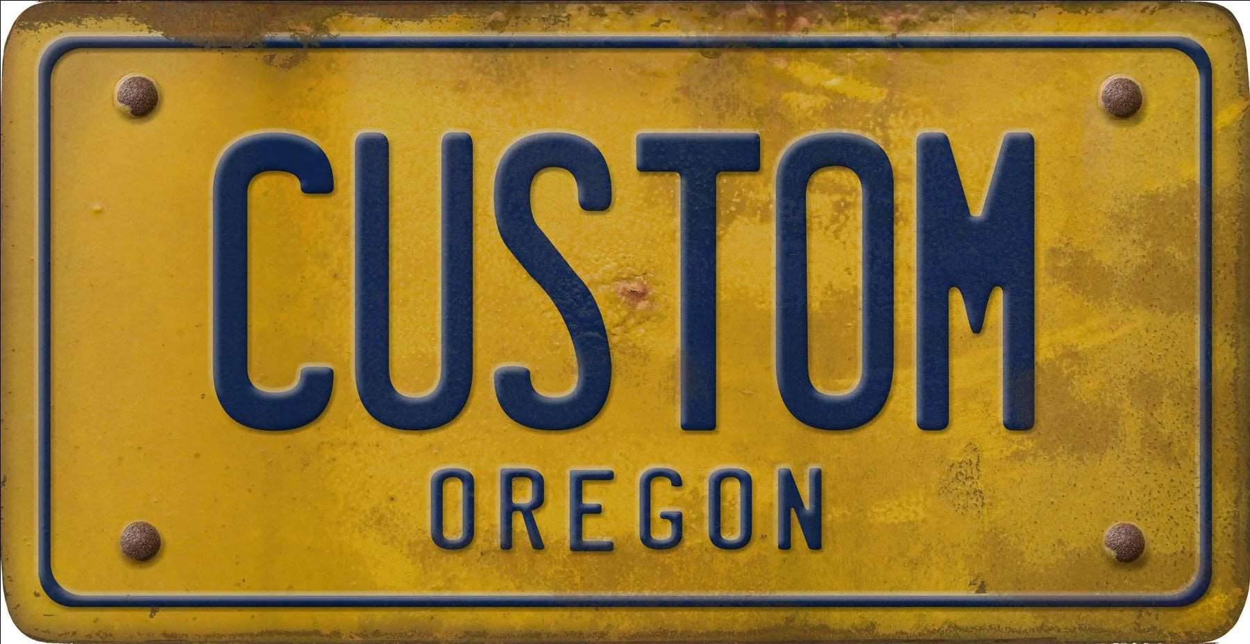 Decorative Personalized U.S. State License Plate - Oregon - Interior Mojo llc