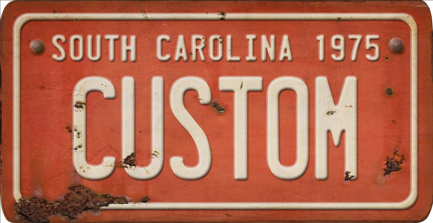 Decorative Personalized U.S. State License Plate - South Carolina - Interior Mojo llc