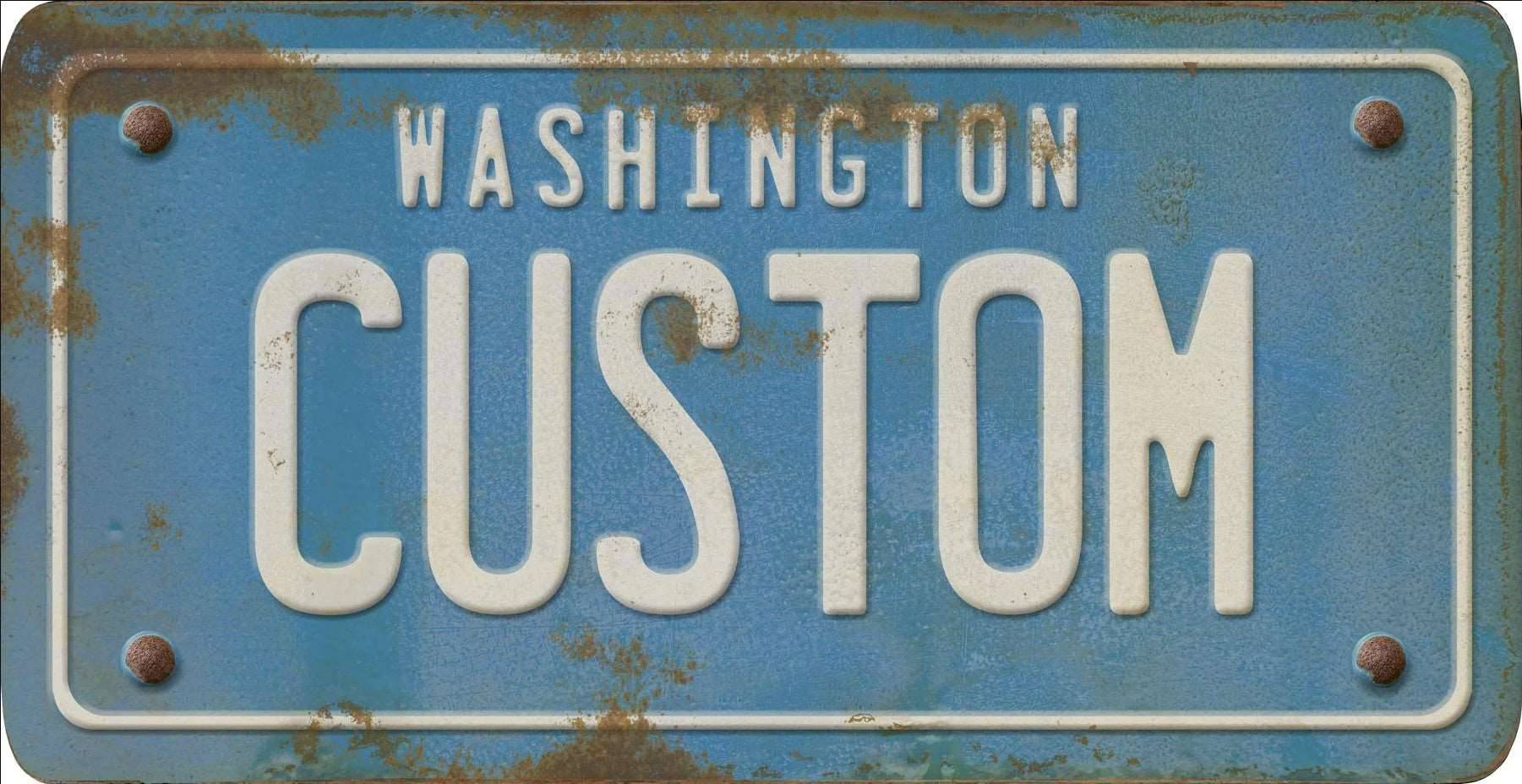 Decorative Personalized U.S. State License Plate - Washington - Interior Mojo llc