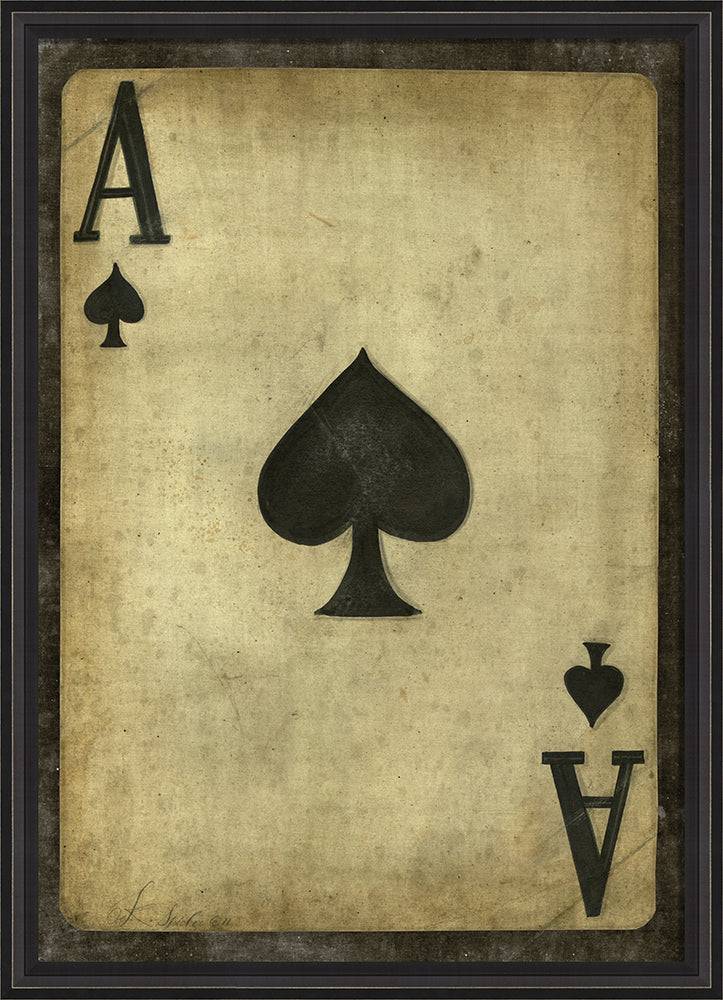 Ace of Clubs with border - Interior Mojo llc