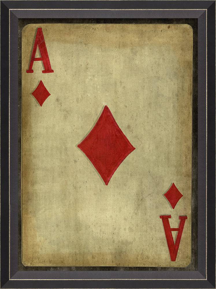 Ace of Clubs with border - Interior Mojo llc