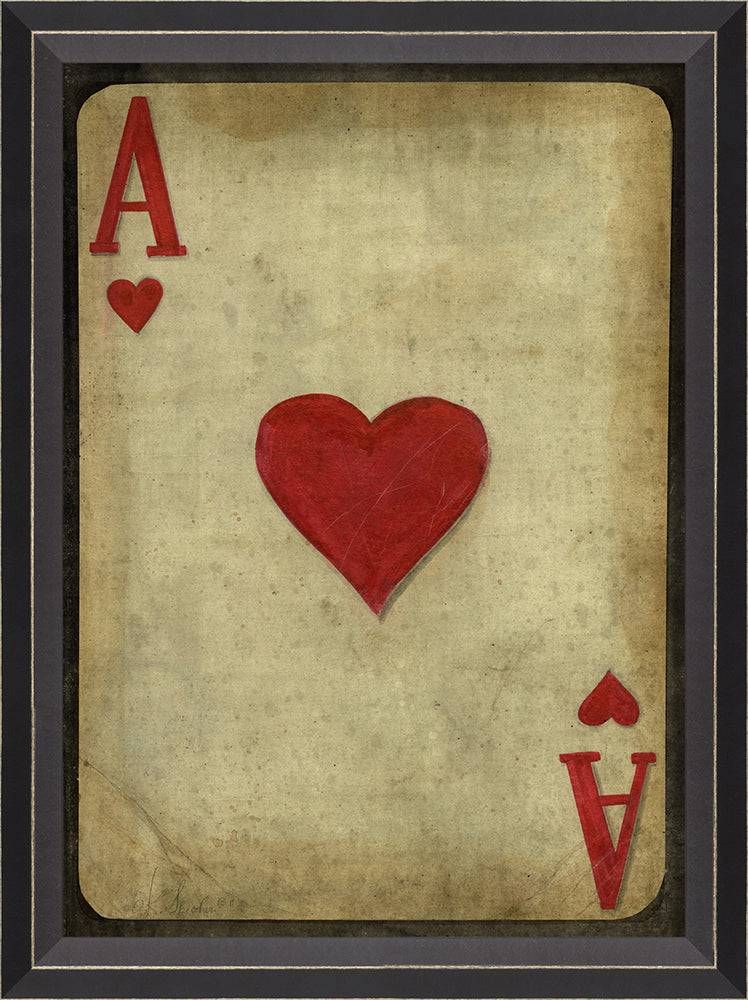 Ace of Clubs with border - Interior Mojo llc