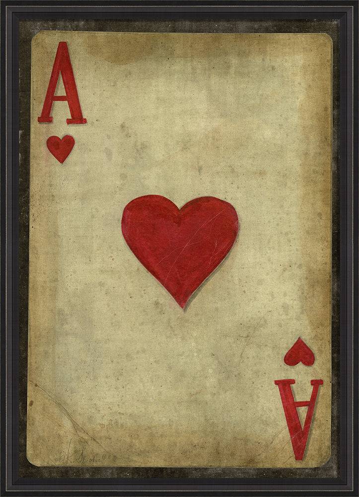 Ace of Clubs with border - Interior Mojo llc